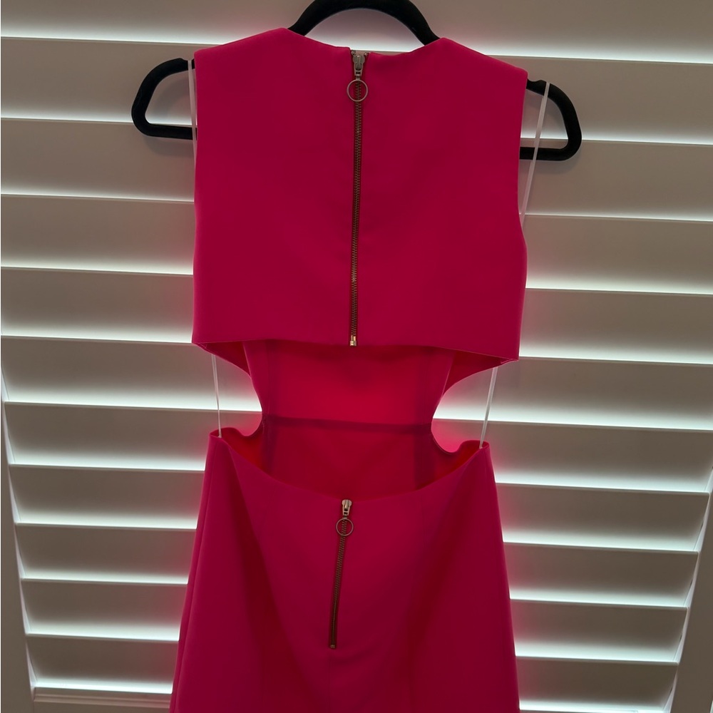 Amanda Uprichard Hot Pink Puzzle Dress - Picture 3 of 5